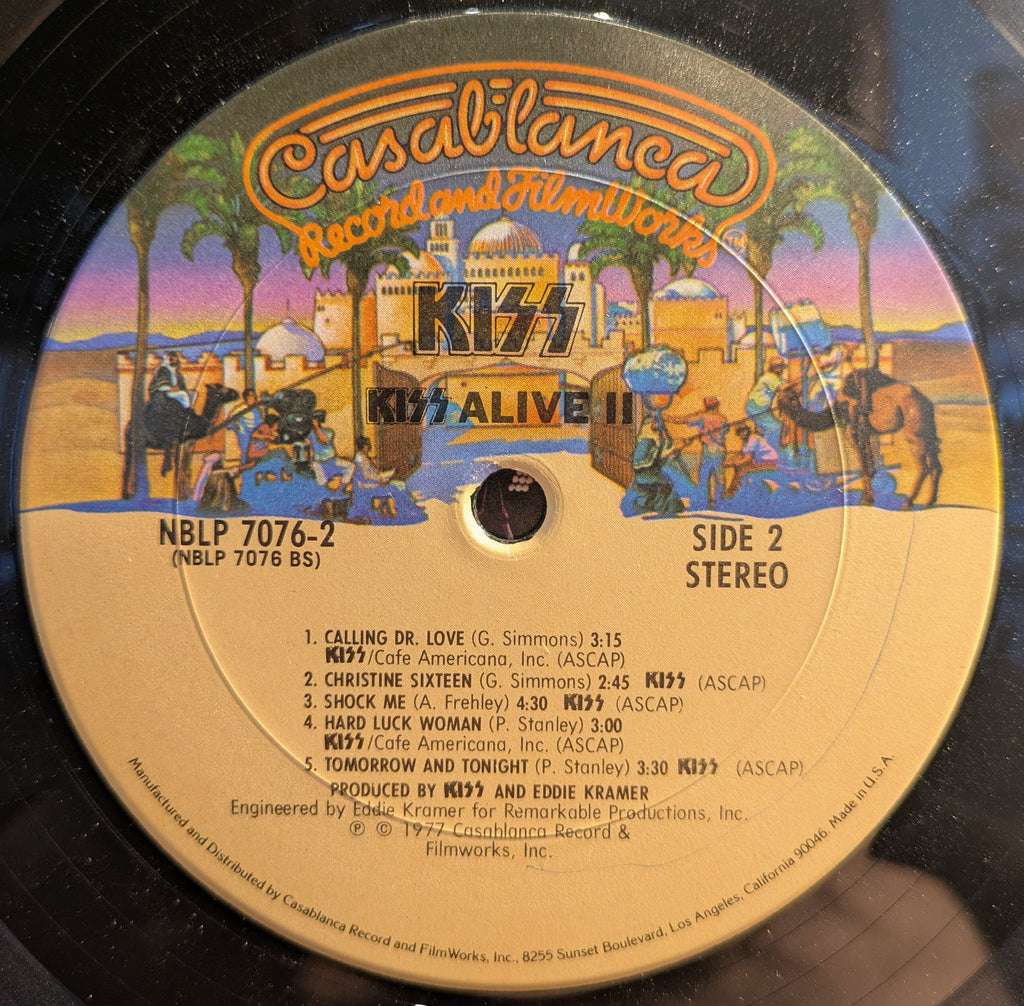 Kiss - Alive II (2xVINYL) | Very Good Plus (VG+) Very Good (VG)