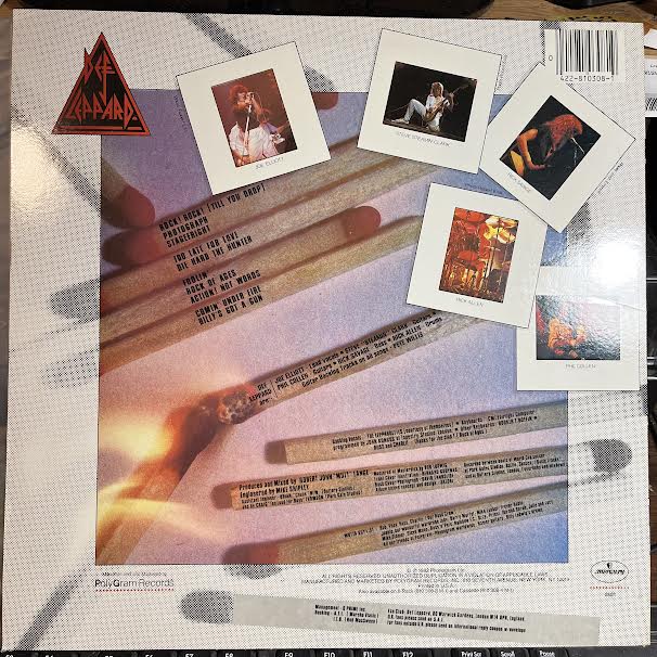 Def Leppard - Pyromania (VINYL) | Very Good Plus (VG+) Excellent (EX)