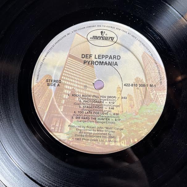 Def Leppard - Pyromania (VINYL) | Very Good Plus (VG+) Excellent (EX)