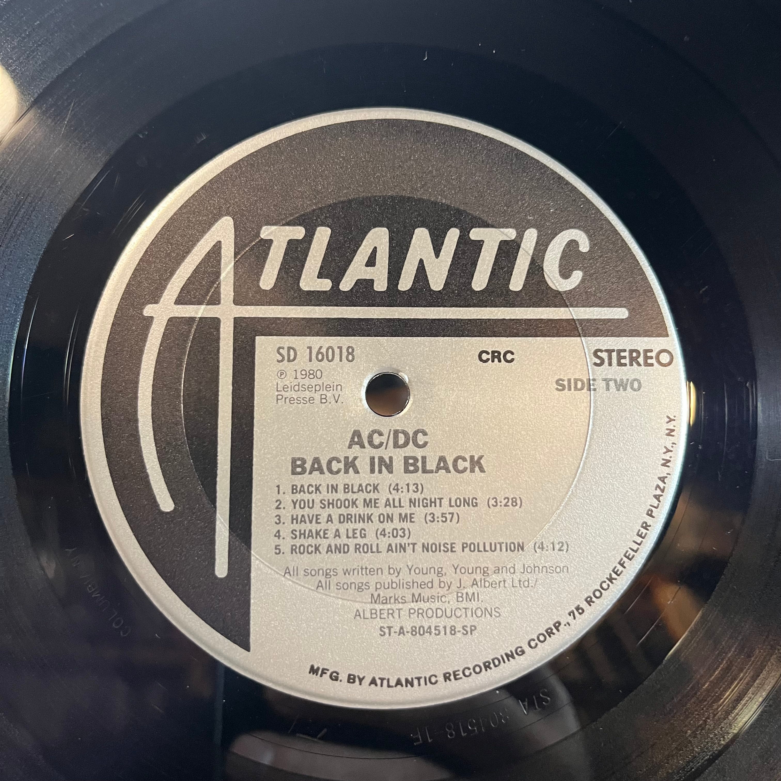 AC/DC - Back In Black (VINYL) | Very Good (VG)