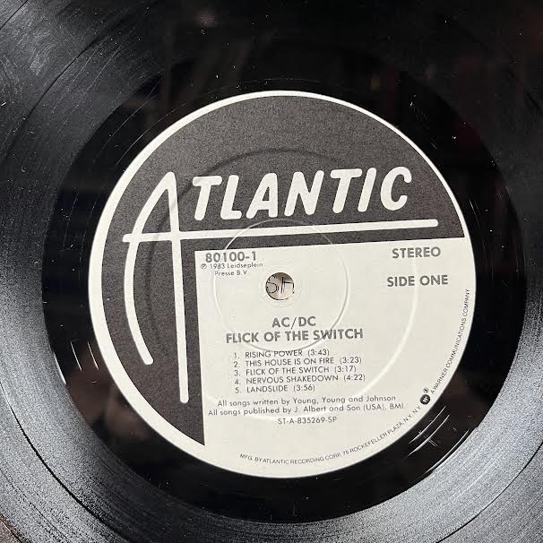 AC/DC - Flick Of The Switch (VINYL) | Very Good Plus (VG+) Excellent (EX)