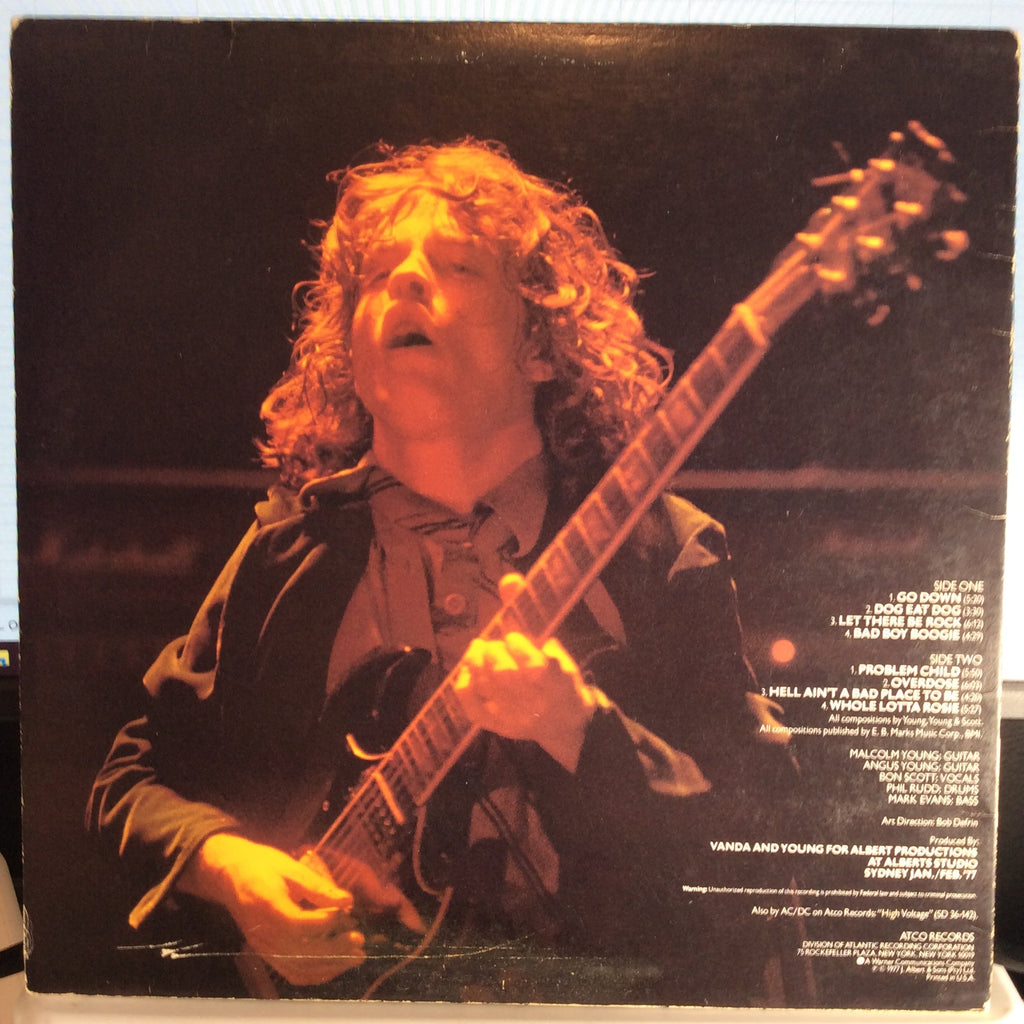AC/DC - Let There Be Rock (VINYL) | Very Good Plus (VG+)