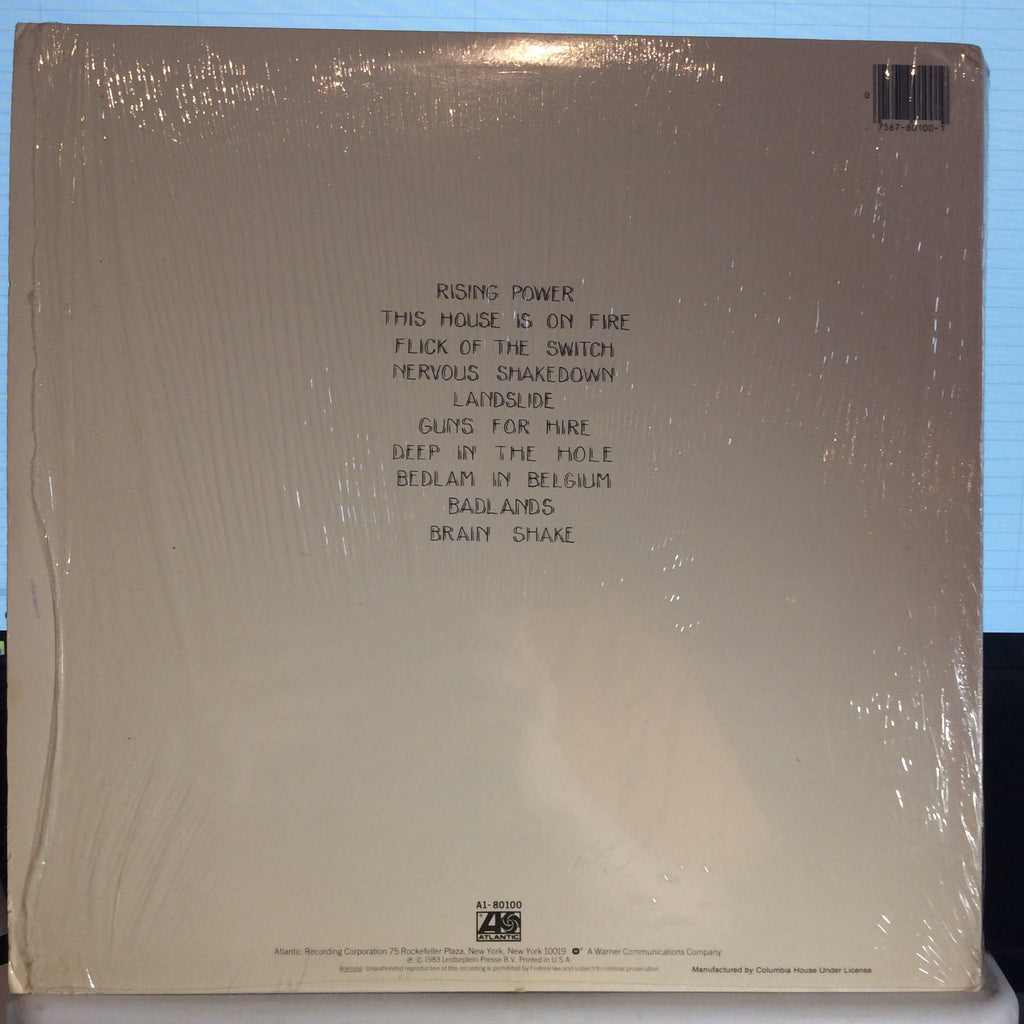 AC/DC - Flick Of The Switch (VINYL) | Very Good Plus (VG+) Near Mint (NM)