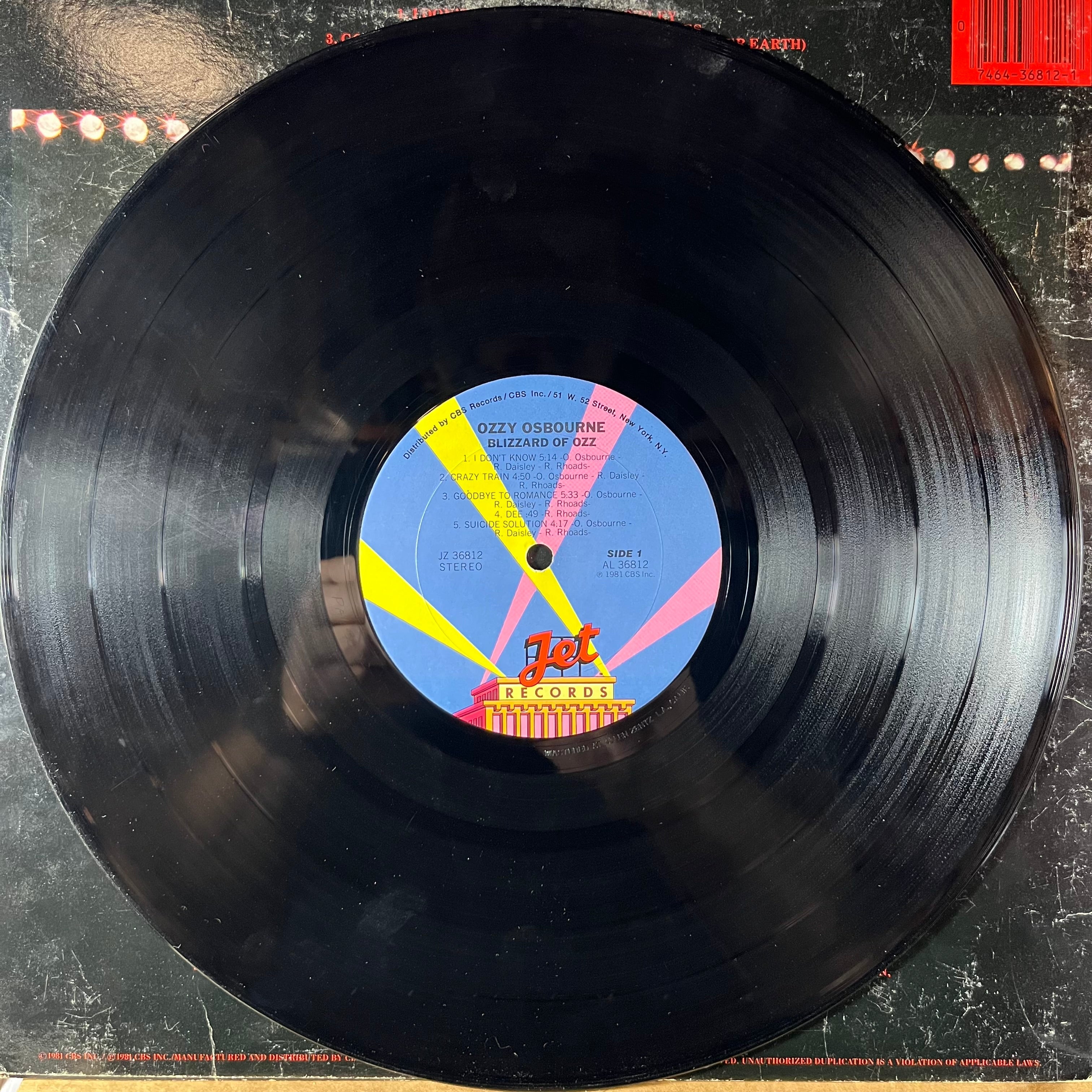 Ozzy Osbourne - Blizzard Of Ozz (VINYL) | Very Good (VG)