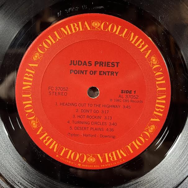 Judas Priest - Point Of Entry (VINYL) | Very Good Plus (VG+) Very Good Plus (VG+)