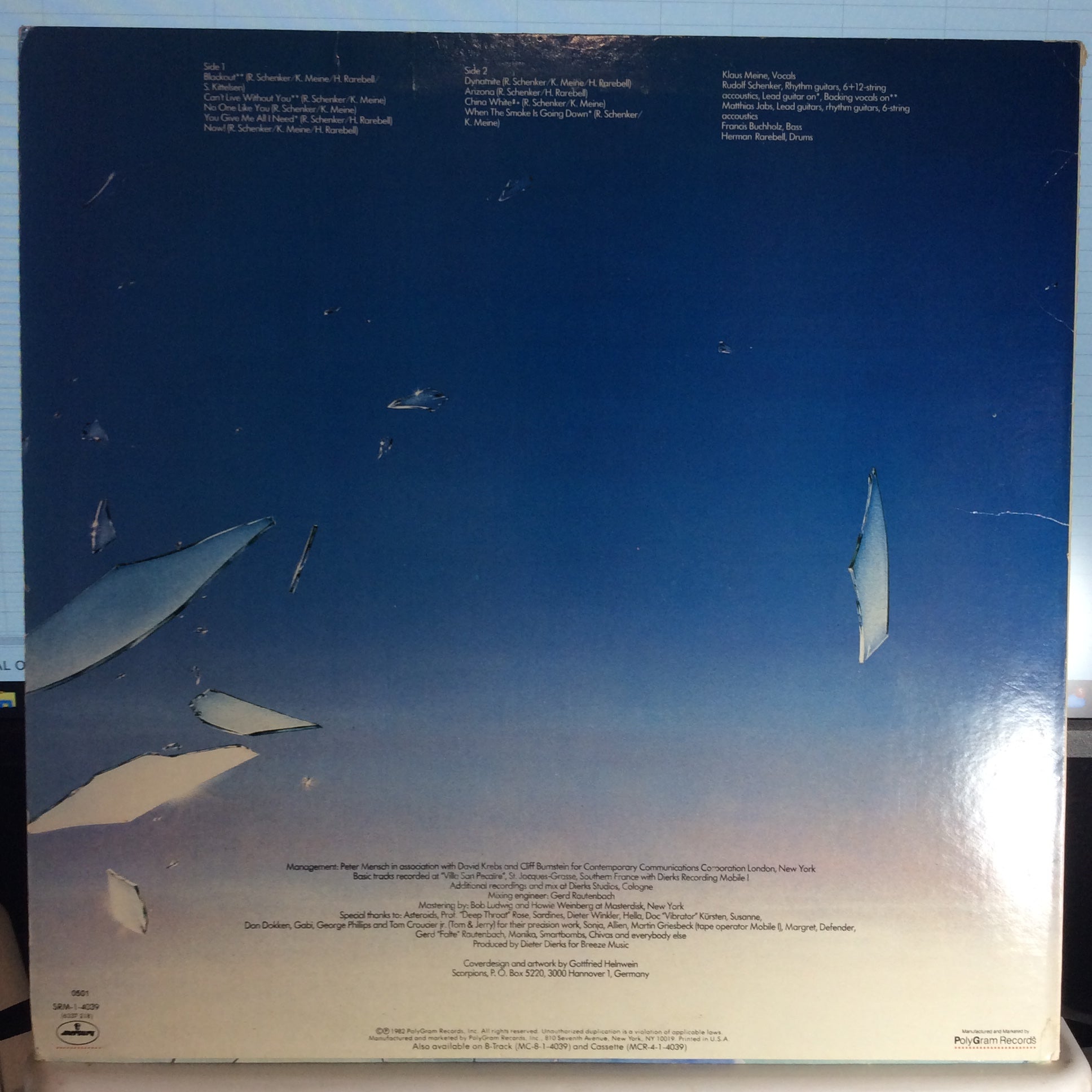 Scorpions - Blackout (VINYL) | Very Good (VG) Very Good Plus Plus (VG++)