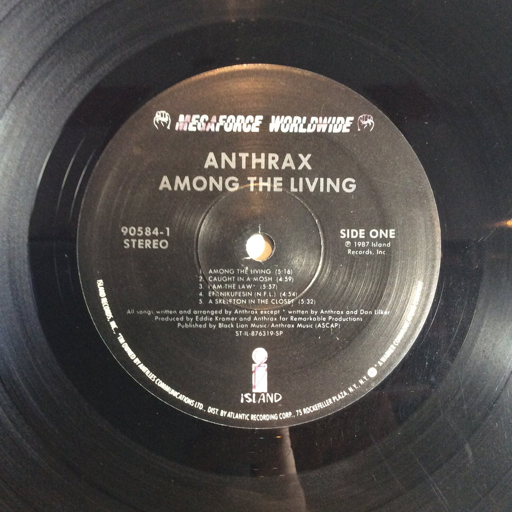 Anthrax - Among The Living (VINYL) | Very Good (VG) Good Plus (G+)