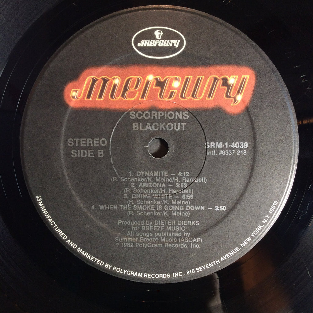 Scorpions - Blackout (VINYL) | Very Good (VG) Very Good Plus Plus (VG++)