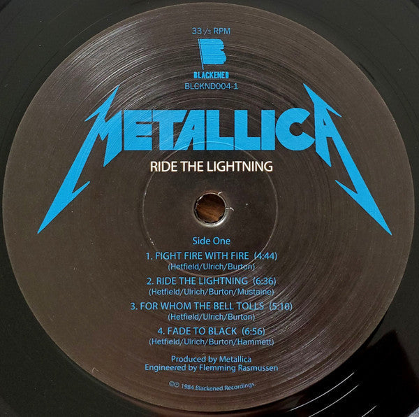 Metallica - Ride The Lightning (VINYL) | Mint (M) Mint (M)