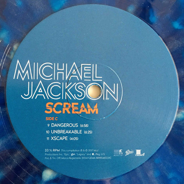 Scream (GLOW IN THE DARK + BLUE SPLATTER VINYL) | Mint (M) Mint (M)