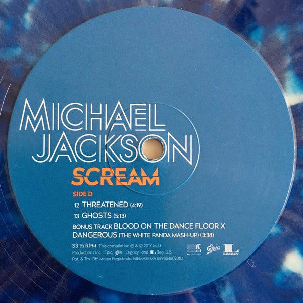 Scream (GLOW IN THE DARK + BLUE SPLATTER VINYL) | Mint (M) Mint (M)