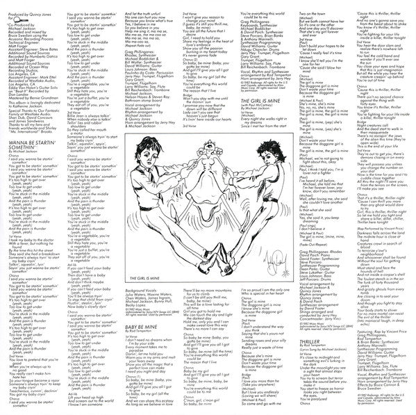 Michael Jackson - Thriller (Vinyl) | Mint (M) Mint (M)