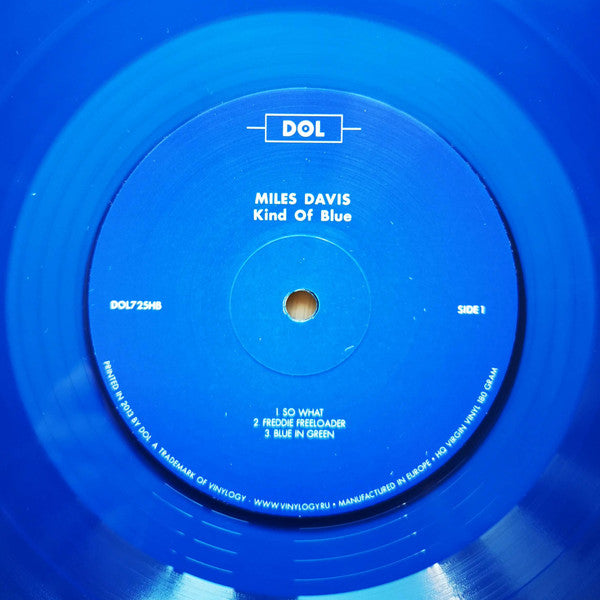 Miles Davis - Kind Of Blue (Blue Vinyl) | Mint (M) Mint (M)