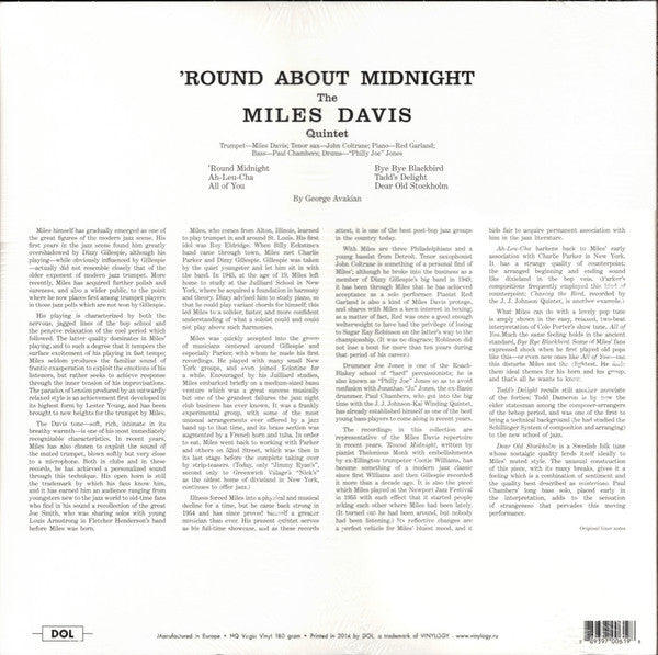 Miles Davis - Round About Midnight | Mint (M) Mint (M)
