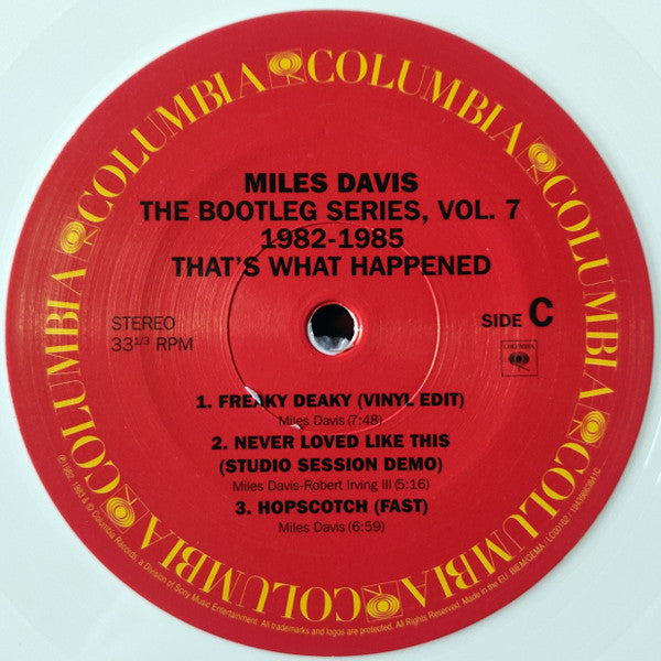 Miles Davis That's What Happened 1982-1985 (The Bootleg Series, Vol. 7) Columbia, Legacy, Sony Music 2xLP, Whi Mint (M) Mint (M)