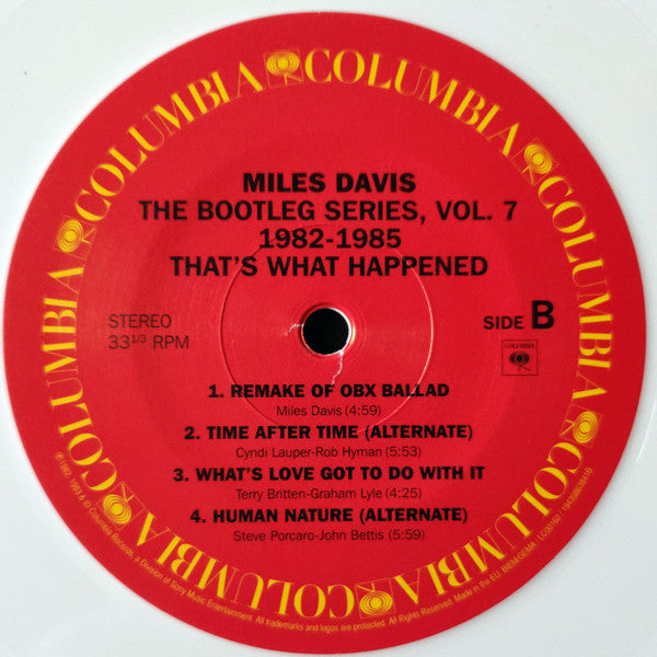 Miles Davis That's What Happened 1982-1985 (The Bootleg Series, Vol. 7) Columbia, Legacy, Sony Music 2xLP, Whi Mint (M) Mint (M)