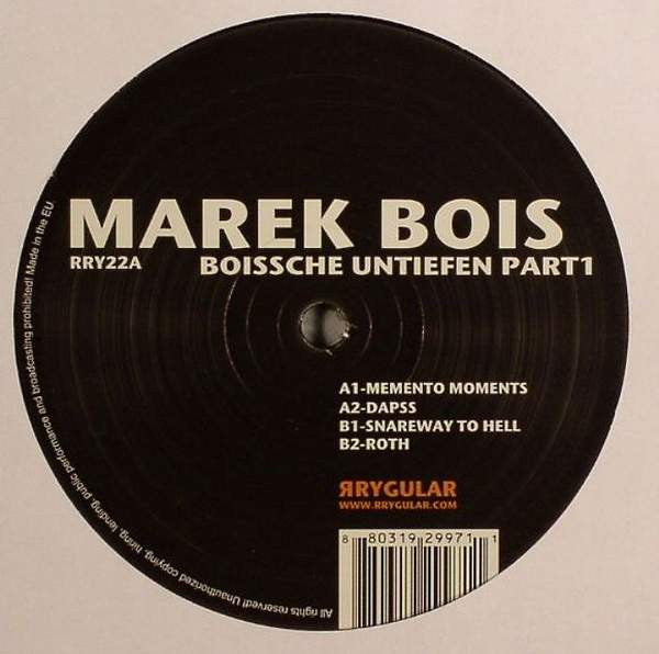 Marek Bois - Boissche Untiefen Part1 (VINYL) | Near Mint (NM) Generic