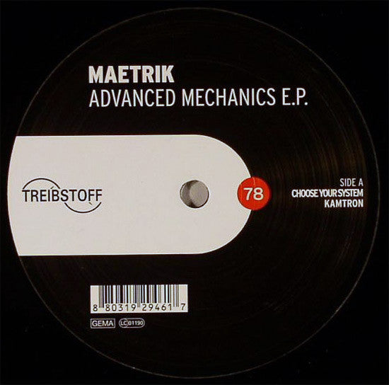 Maetrik - Advanced Mechanics E.P. | Near Mint (NM) Generic
