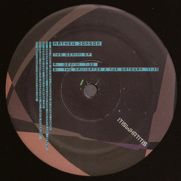 Mathew Jonson - The Gemini EP | Very Good (VG) Very Good Plus (VG+)