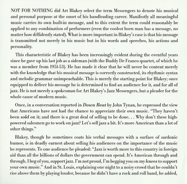 Art Blakey & The Jazz Messengers - Moanin' (SACD) | Near Mint (NM or M-)