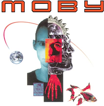 Moby - Moby (Black, White & Blue Marbled Colored Vinyl, 140 Gram Vinyl) |