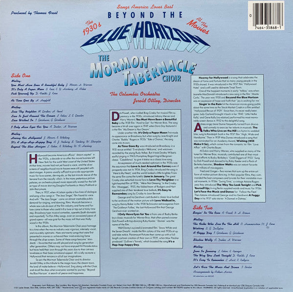 Beyond The Blue Horizon | Very Good Plus (VG+) Near Mint (NM)
