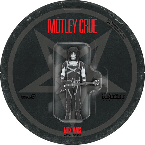 Super7 - Motley Crue - ReAction Figures Wv2 - Mick Mars (Shout At The Devil - Black & White) (Collectible, Action Figure) |