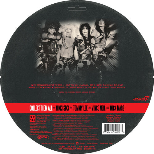 Super7 - Motley Crue - ReAction Figures Wv2 - Nikki Sixx (Shout At The Devil - Black & White) (Collectible, Action Figure) |