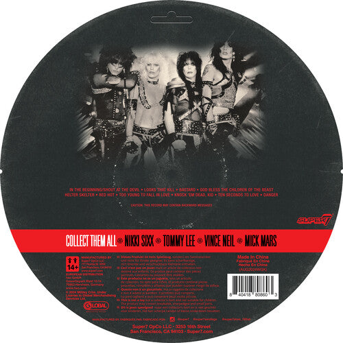 Super7 - Motley Crue - ReAction Figures Wv2 - Vince Neil (Shout At The Devil - Black & White) (Collectible, Action Figure) |