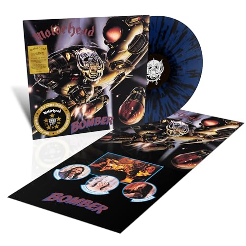 Motörhead - Bomber (Blue & Black Colored Vinyl, Limited Edition, 50th Anniversary Edition, Half Speed Mastered) |