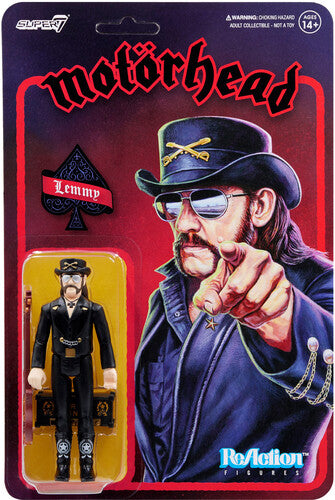 Motörhead - Super7 - Motorhead - ReAction Figures - Lemmy (Modern Cowboy) (Collectible, Figure) |