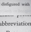 Disfigured With Abbreviations |