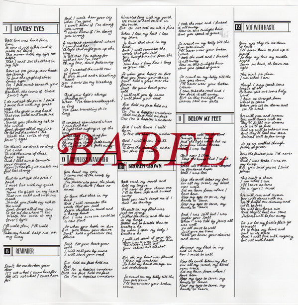 Mumford & Sons - Babel | Mint (M) Mint (M)