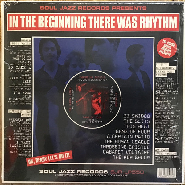 In The Beginning There Was Rhythm | Mint (M)