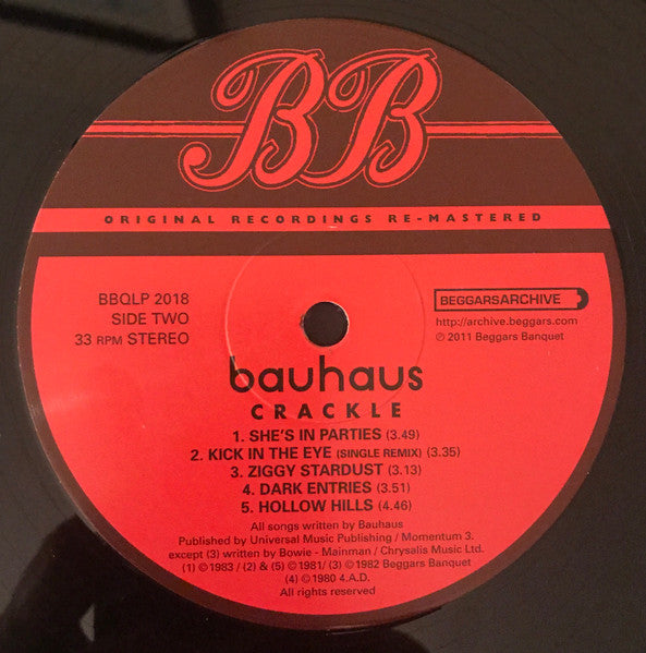 Bauhaus - Best Of Bauhaus | Crackle | Mint (M) Mint (M)