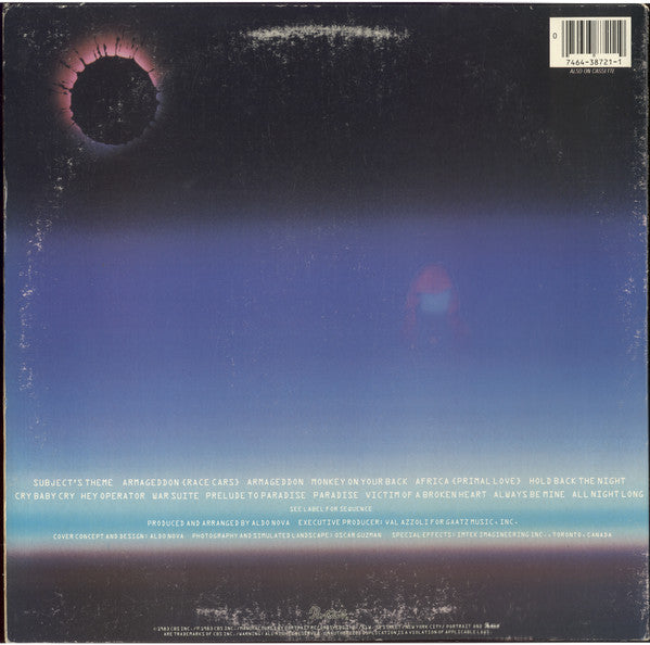 Aldo Nova - Subject.....Aldo Nova | Excellent (EX) Near Mint (NM)