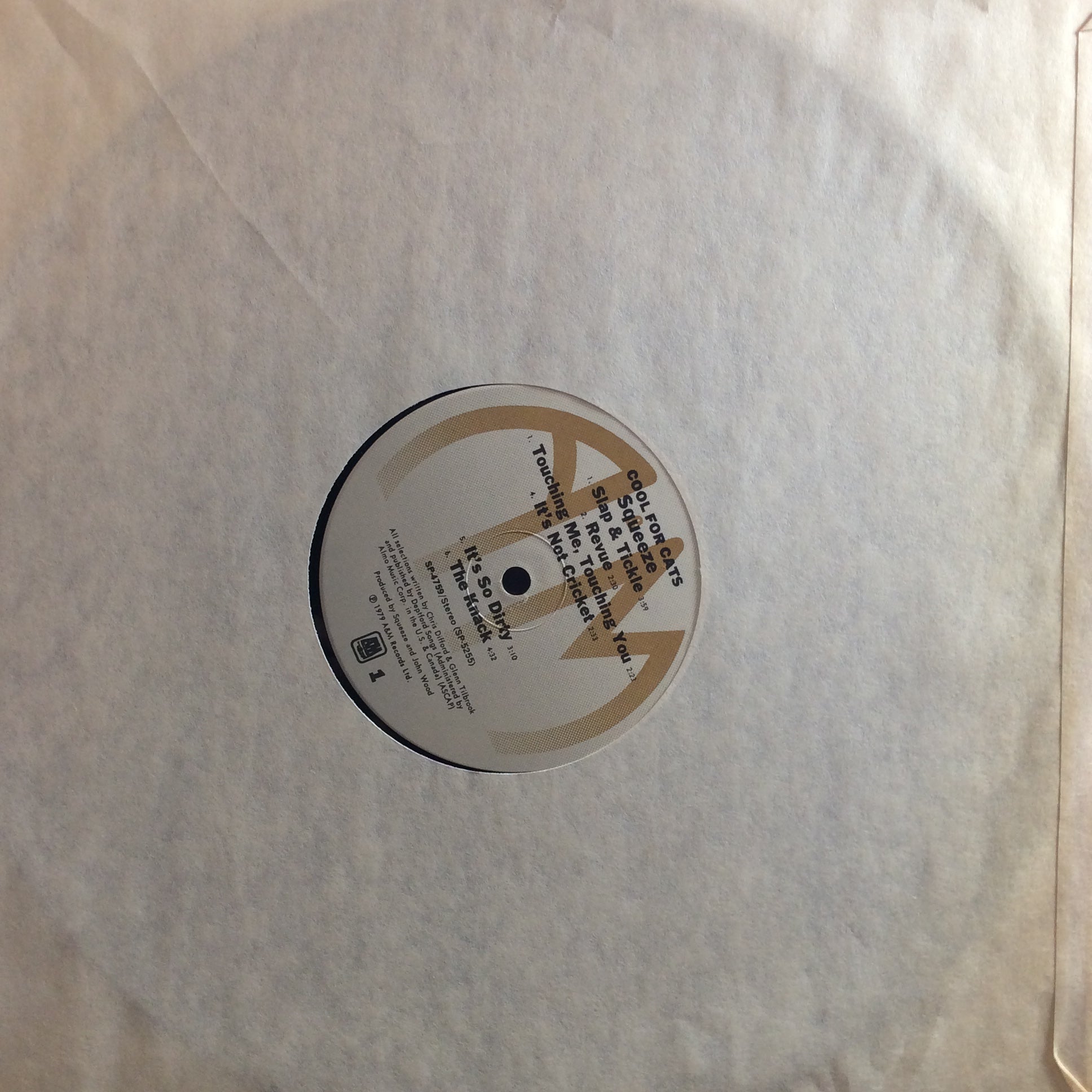 Squeeze (2) - Cool For Cats (VINYL) | Excellent+ (EX+) Excellent (EX)