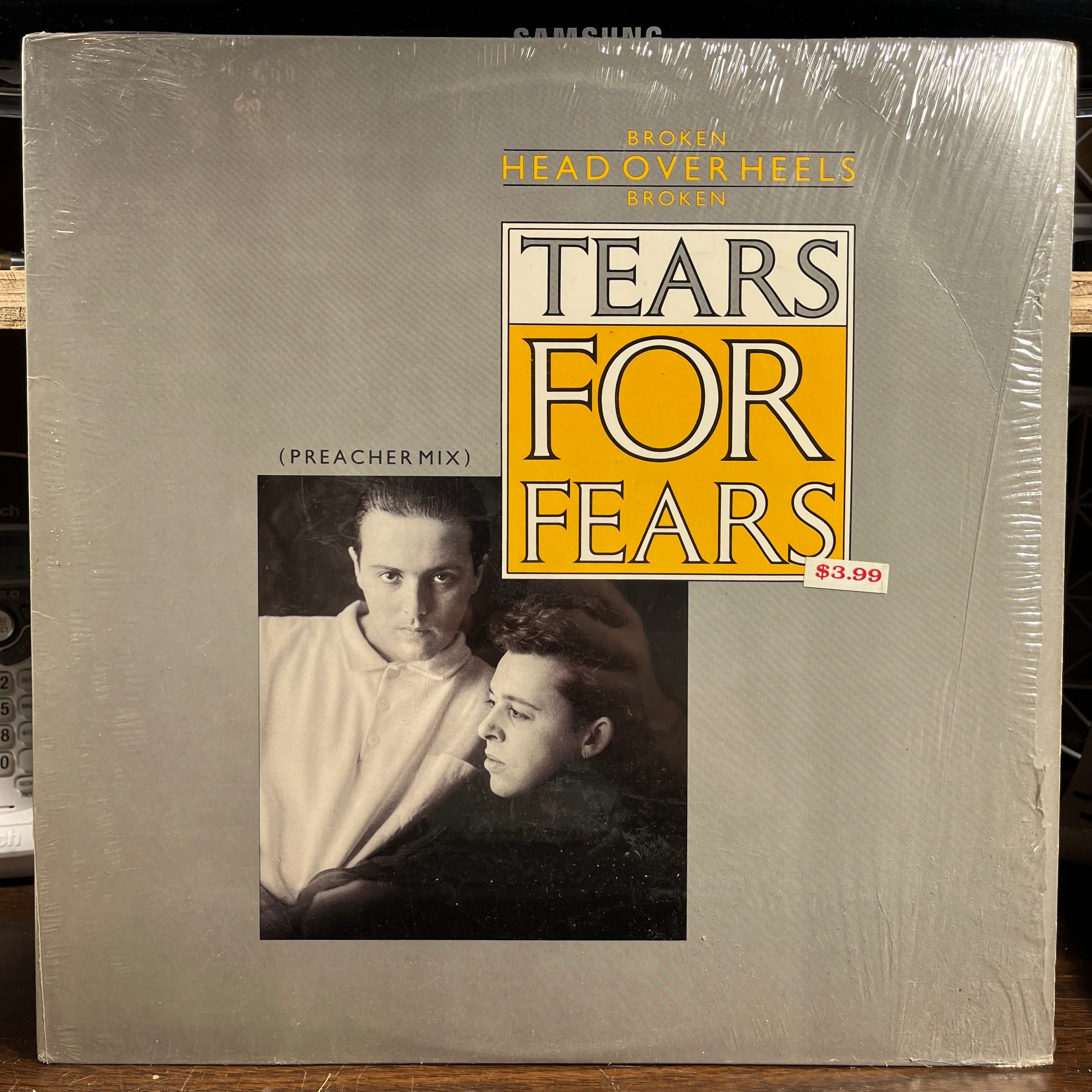 Tears For Fears - Broken / Head Over Heels / Broken (Preacher Mix) (VINYL) | Excellent+ (EX+) Near Mint- (NM-)