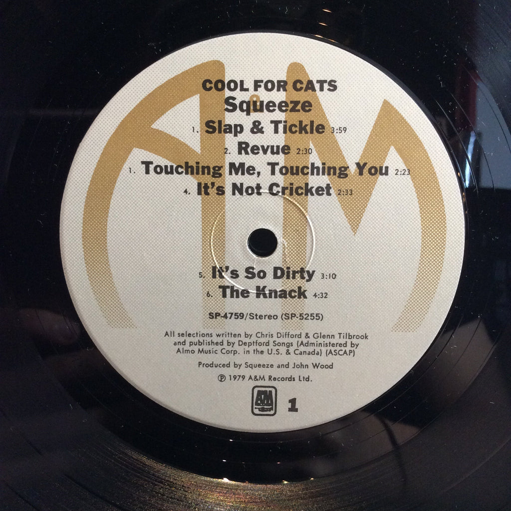Squeeze (2) - Cool For Cats (VINYL) | Excellent+ (EX+) Excellent (EX)