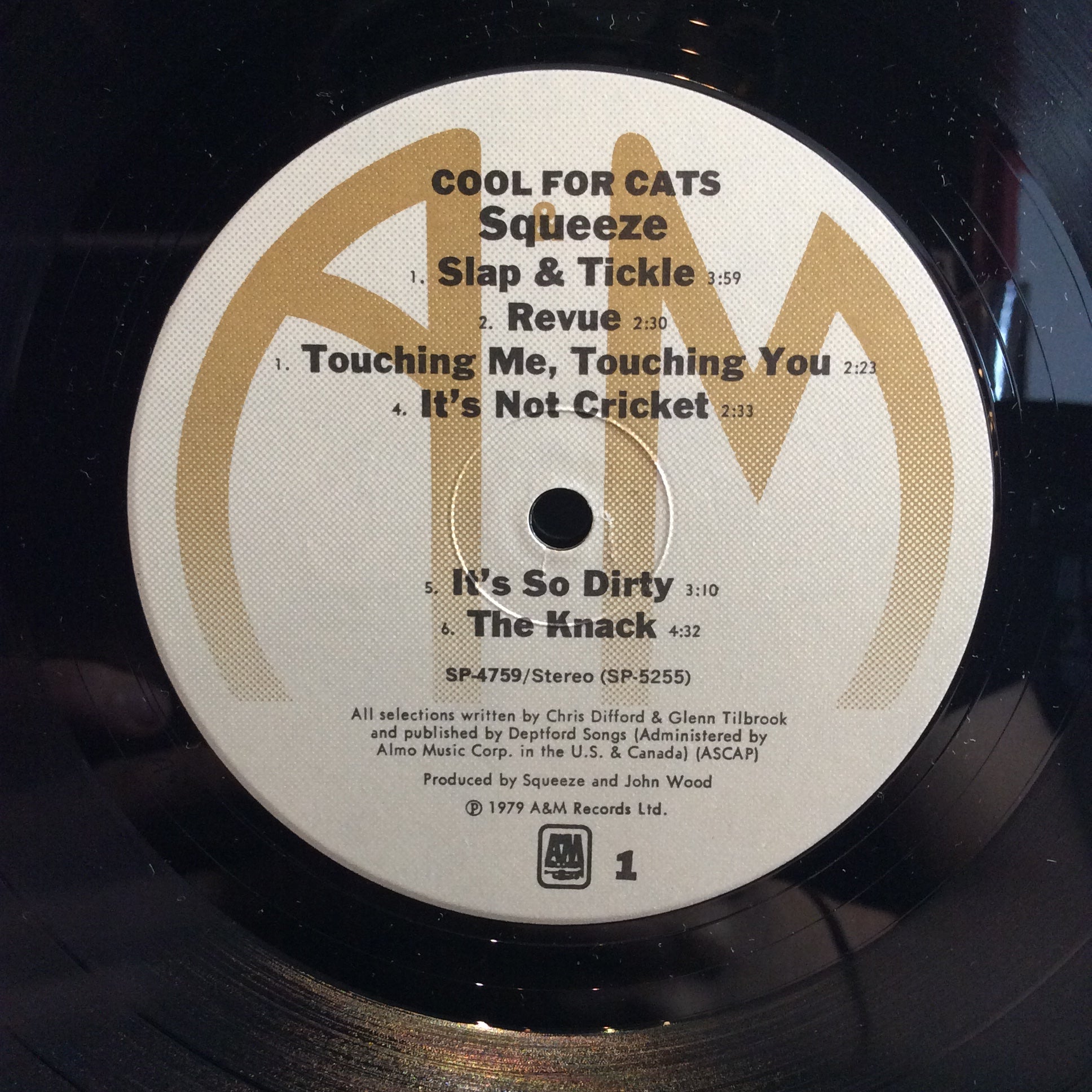 Squeeze (2) - Cool For Cats (VINYL) | Excellent+ (EX+) Excellent (EX)