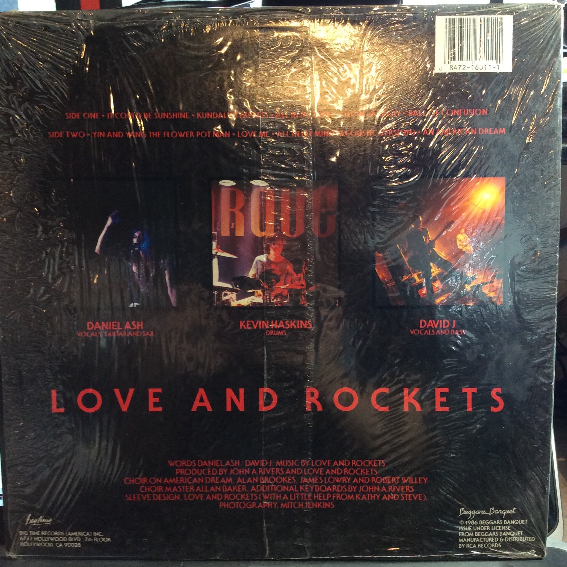 Love And Rockets - Express (VINYL) | Excellent (EX) Near Mint (NM)