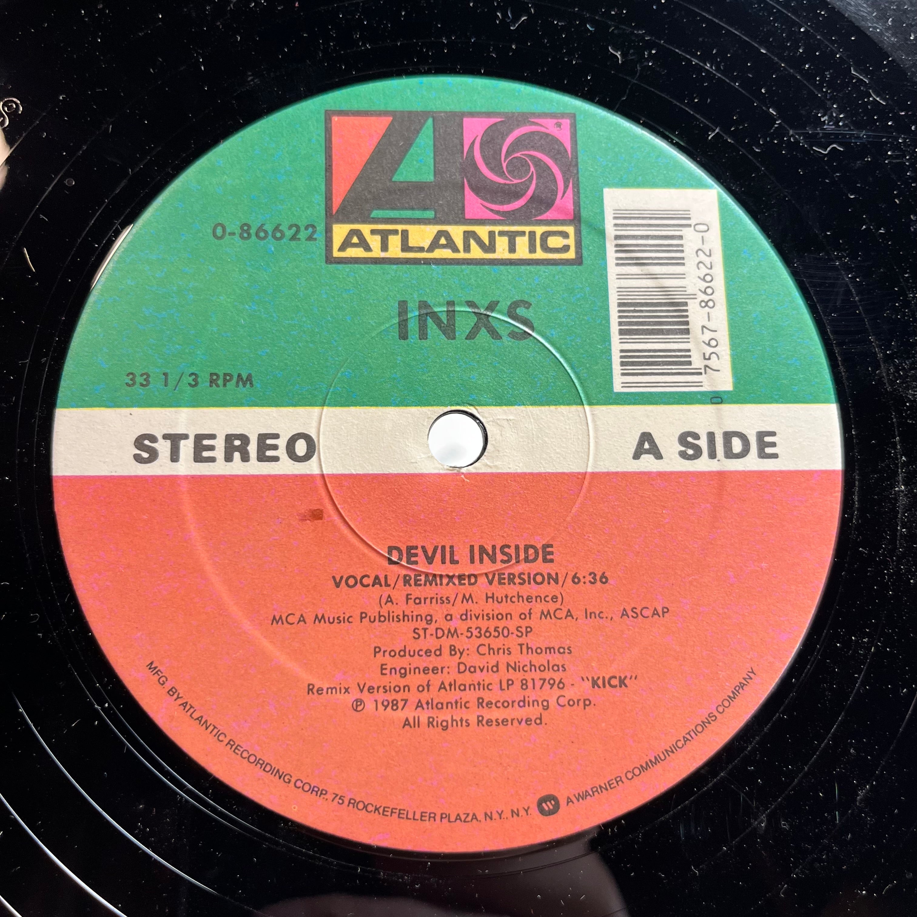 INXS - Devil Inside (Re-Mix Version) (VINYL) | Near Mint- (NM-) Near Mint (NM)