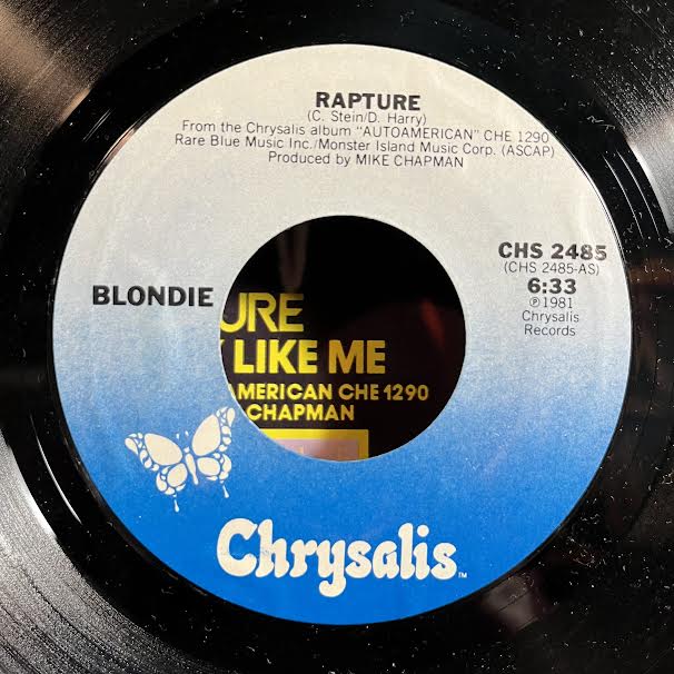 Blondie - Rapture (7") | Near Mint- (NM-) Excellent (EX)