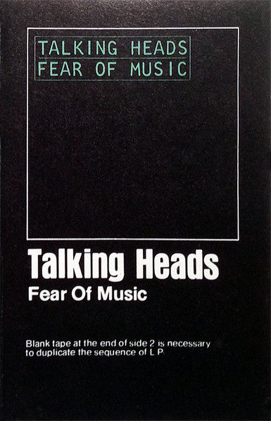 Talking Heads - Fear Of Music *CASSETTE* | Near Mint (NM) Near Mint (NM)