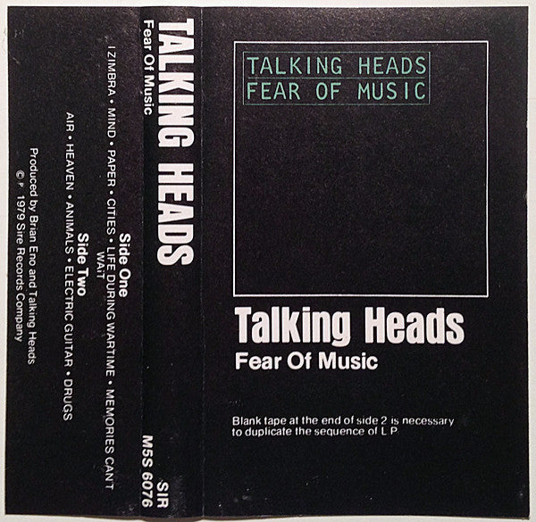 Talking Heads - Fear Of Music *CASSETTE* | Near Mint (NM) Near Mint (NM)