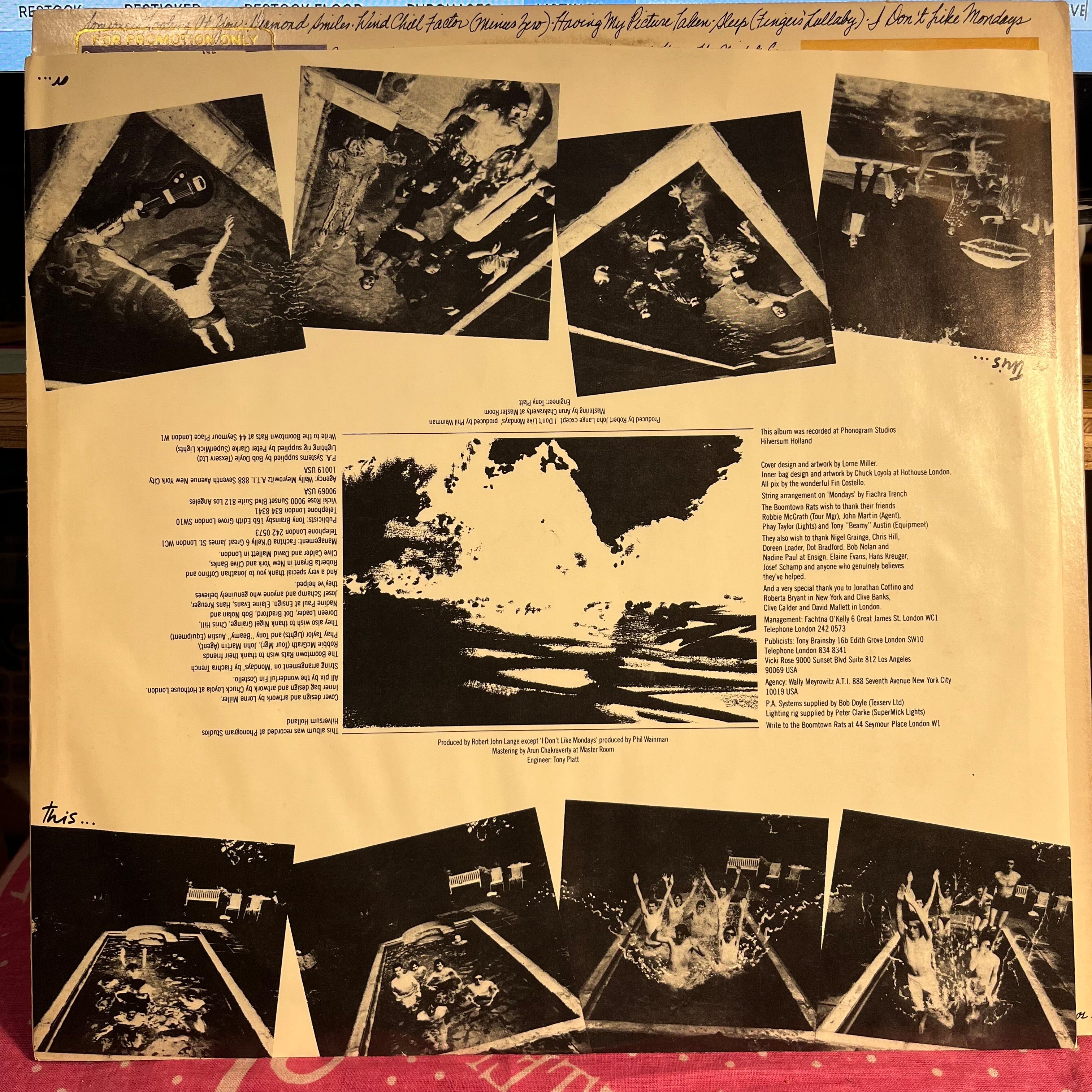 The Boomtown Rats - The Fine Art Of Surfacing *PROMO* | Near Mint (NM) Excellent (EX)