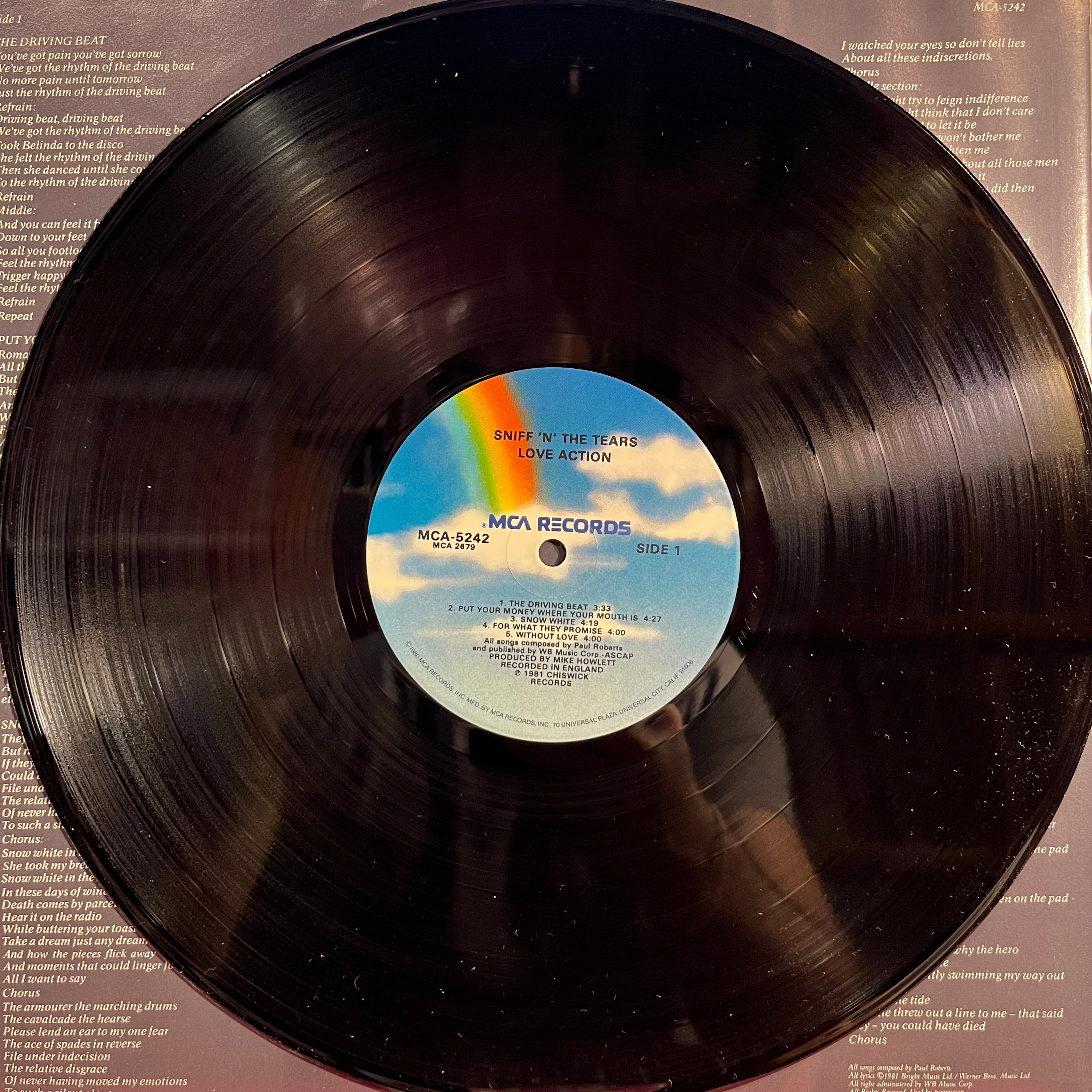 Sniff 'n' The Tears - Love Action | Near Mint (NM) Excellent (EX)