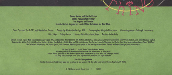 Cosmic Thing | Near Mint (NM) Near Mint (NM)