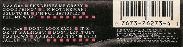 Fine Young Cannibals - The Raw & The Cooked *CASSETTE* | Near Mint (NM) Near Mint (NM)