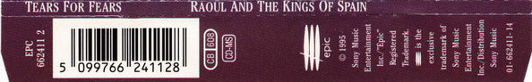 Tears For Fears - Raoul And The Kings Of Spain (CD) | Near Mint (NM) Near Mint (NM)